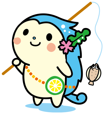 上島町商工会公認キャラクター「かみりん」